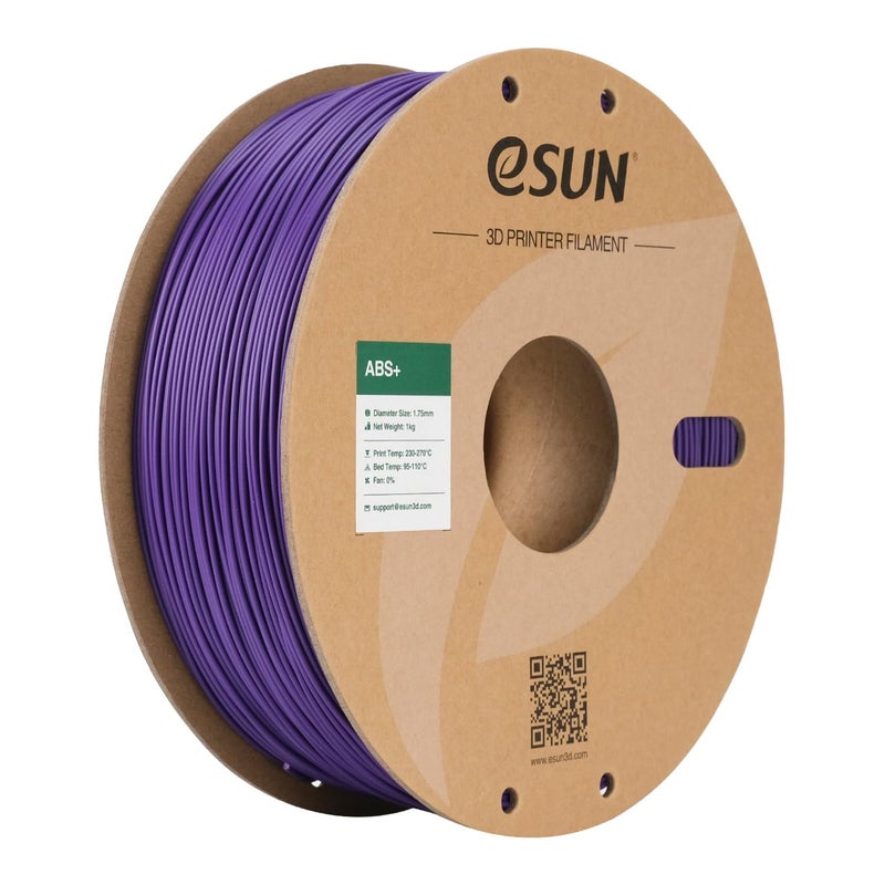 eSUN ABS+ Filament 1.75mm, 3D Printer Filament ABS Plus, Dimensional Accuracy +/- 0.05mm, 1KG Spool (2.2 LBS) 3D Printing Filament for 3D Printers, Purple - Image 1